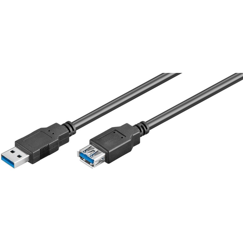 Microconnect USB3.0AAF3B câble USB USB 3.2 Gen 1 (3.1 Gen 1) 3 m USB A Noir