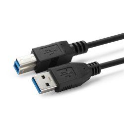 Microconnect USB3.0AB05B câble USB USB 3.2 Gen 1 (3.1 Gen 1) 0,5 m USB A USB B Noir