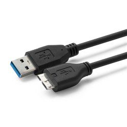 Microconnect USB3.0AB2MICRO câble USB USB 3.2 Gen 1 (3.1 Gen 1) 2 m USB A Micro-USB B Noir
