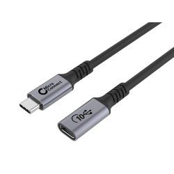 Microconnect USB3.2CC1EX USB cable USB4 Gen 2x2 1 m USB C Black