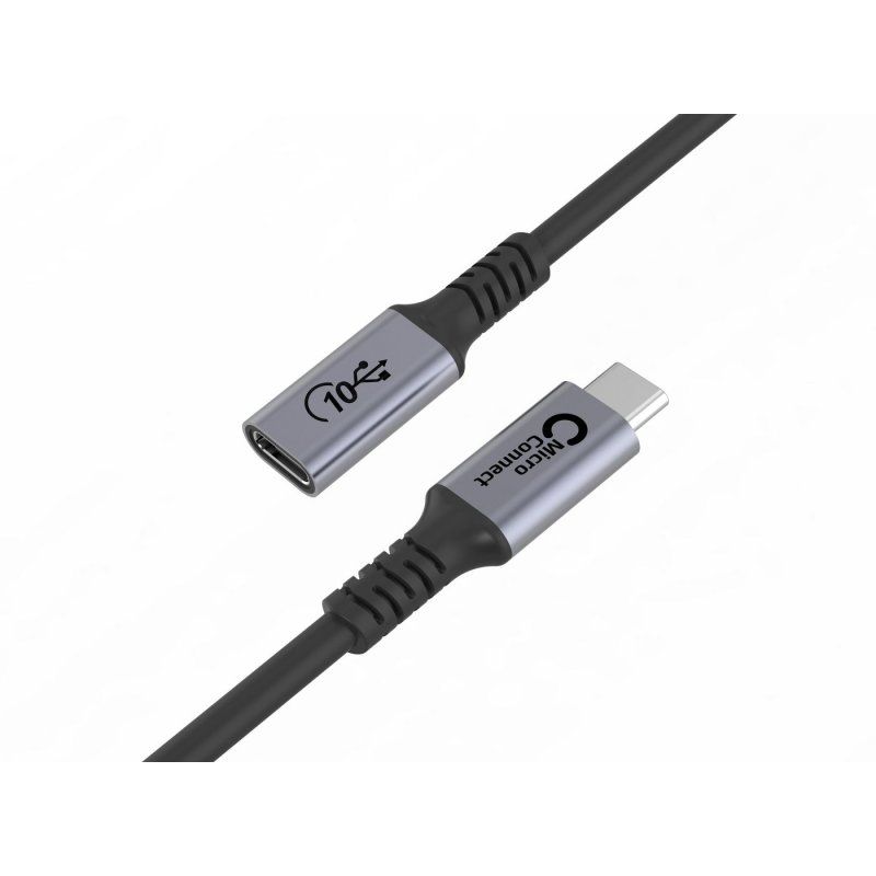 Microconnect USB3.2CC2EX USB cable USB4 Gen 2x2 2 m USB C Black