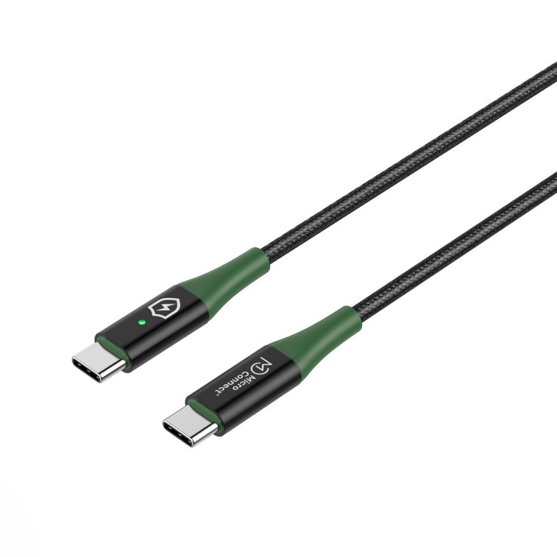 Microconnect MC-SMART USB-C-C-02 USB cable USB 2.0 2 m USB C Black, Green