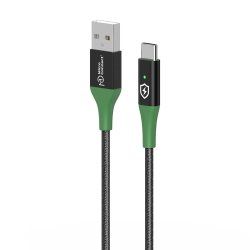 Microconnect MC-SMART USB-A-C-02 câble USB USB 2.0 2 m USB A USB C Noir, Vert