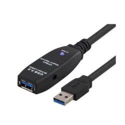 Microconnect USB3.0AAF15A USB cable USB 3.2 Gen 1 (3.1 Gen 1) 15 m USB A Black