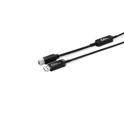 Microconnect MC-USB3.0AB10OP câble USB USB 3.2 Gen 2 (3.1 Gen 2) 10 m USB A USB B Noir