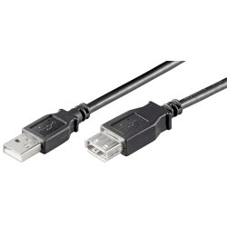 USB2.0 Extension A-A 0,5m M-F