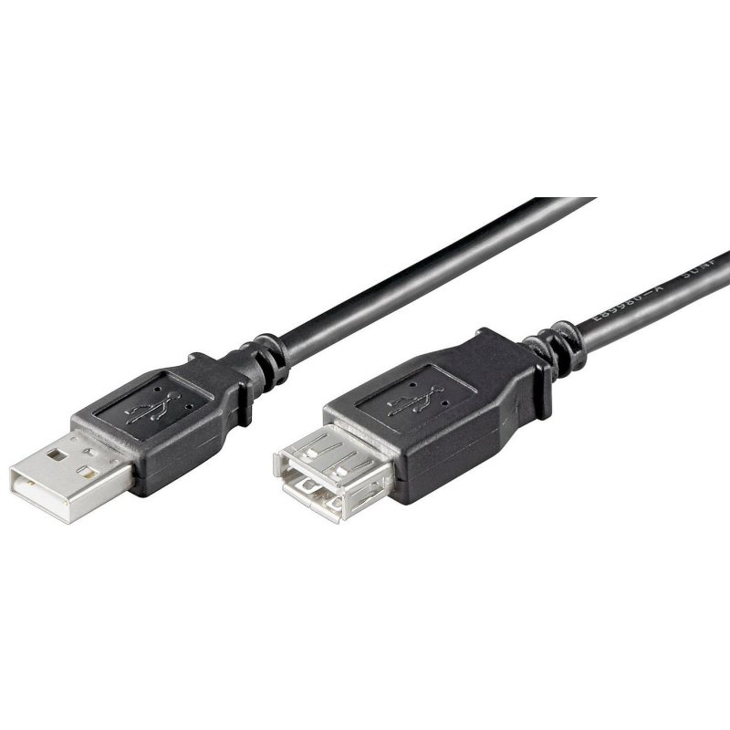 Microconnect USBAAF05B USB cable USB 2.0 0.5 m USB A Black