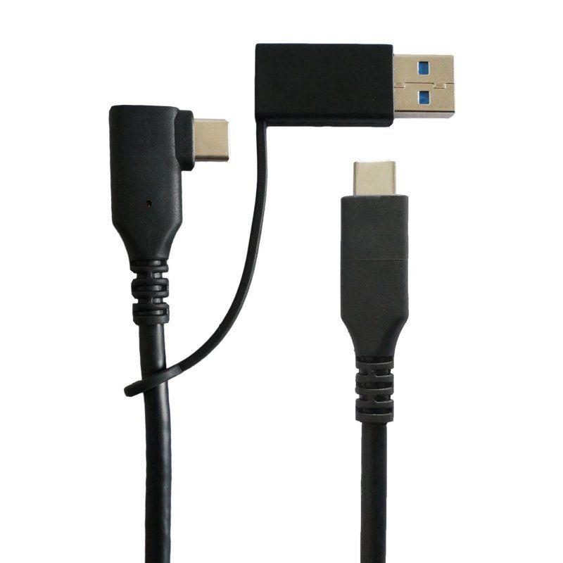 Microconnect USB3.1CC1MDE USB cable USB 3.2 Gen 1 (3.1 Gen 1) 1 m USB C Black