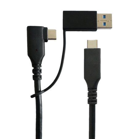 Microconnect USB3.1CC1MDE USB cable USB 3.2 Gen 1 (3.1 Gen 1) 1 m USB C Black