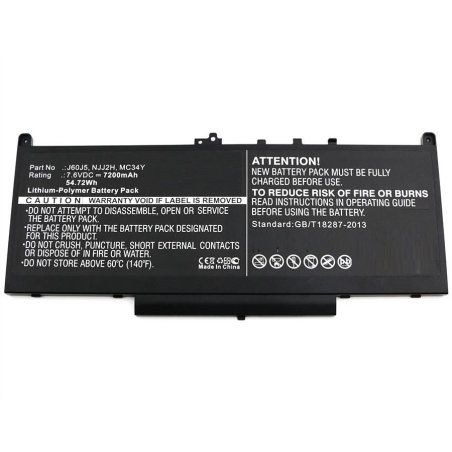 Laptop Battery for Dell 55Wh