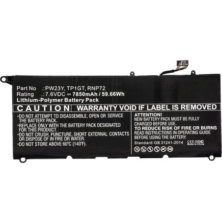 Laptop Battery for Dell 46Wh