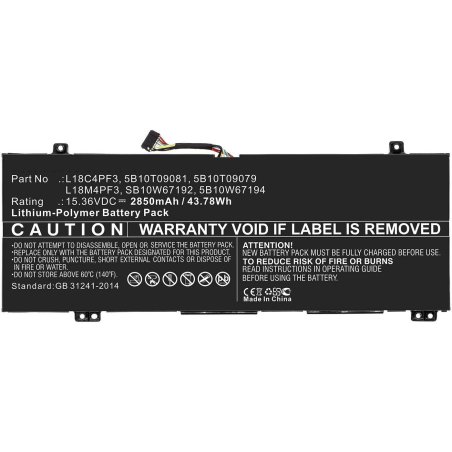 Laptop Battery for Lenovo
