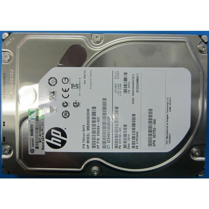 2Tb 7.2K RPM SATA