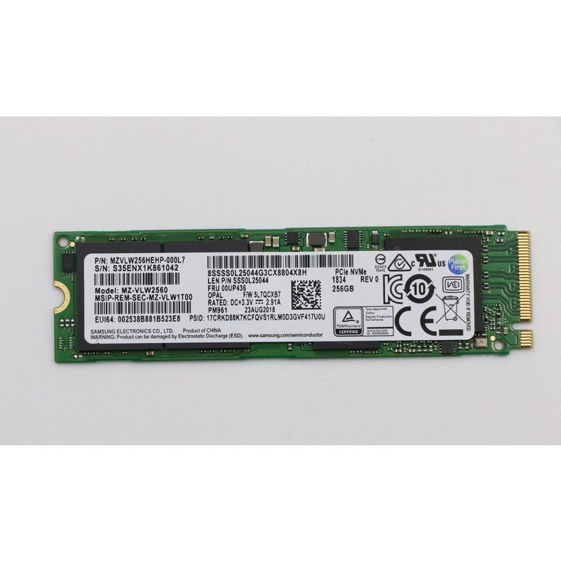256GB M.2 PCIe 3.0 x4 Solid