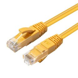 U/UTP CAT5e 1M Yellow PVC