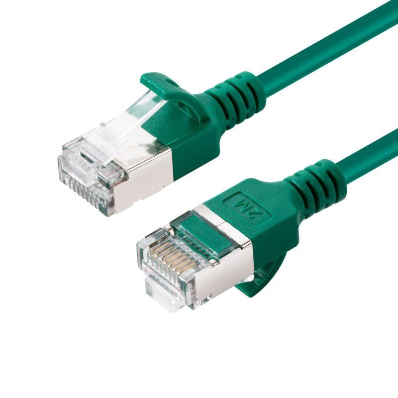 Microconnect V-FTP6A0025G-SLIM câble de réseau Vert 0,25 m Cat6a U/FTP (STP)