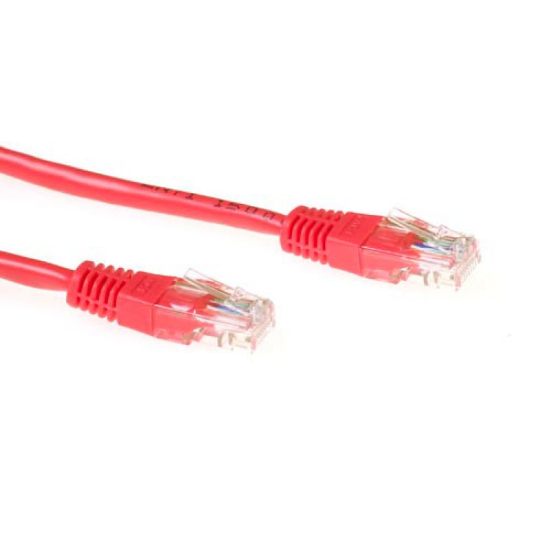 U/UTP CAT5e 2M Red PVC