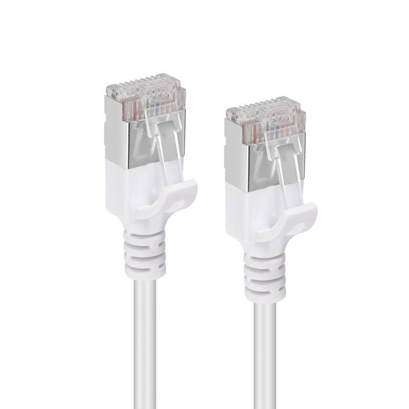 Microconnect V-FTP6A0025W-SLIM câble de réseau Blanc 0,25 m Cat6a U/FTP (STP)