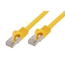 S/CONN Cat. 7 S/FTP 10 m câble de réseau Jaune Cat7 S/FTP (S-STP)