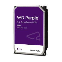 Western Digital Purple Surveillance internal hard drive 6 TB 5700 RPM 128 MB 3.5" Serial ATA