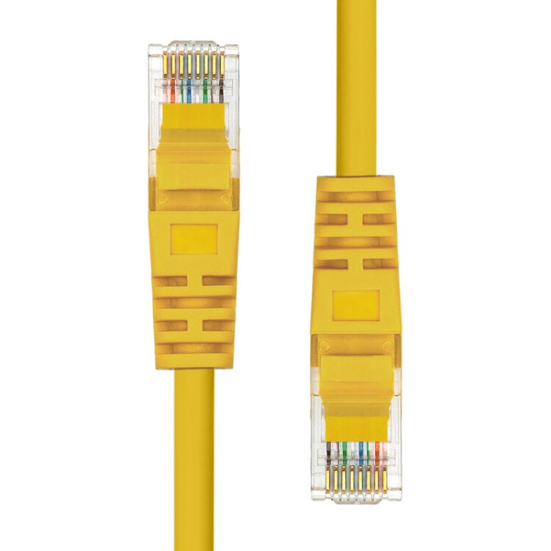 ProXtend CAT5e U/UTP CCA PVC Yellow 20CM