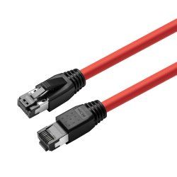 Microconnect MC-SFTP802R câble de réseau Rouge 2 m Cat8.1 S/FTP (S-STP)