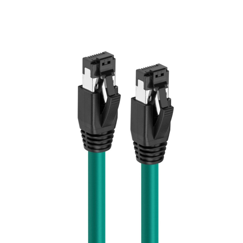 CAT8.1 S/FTP 7,5m Green LSZH