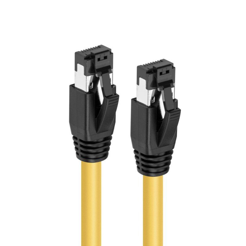 Microconnect MC-SFTP8005Y câble de réseau Jaune 0,5 m Cat8.1 S/FTP (S-STP)