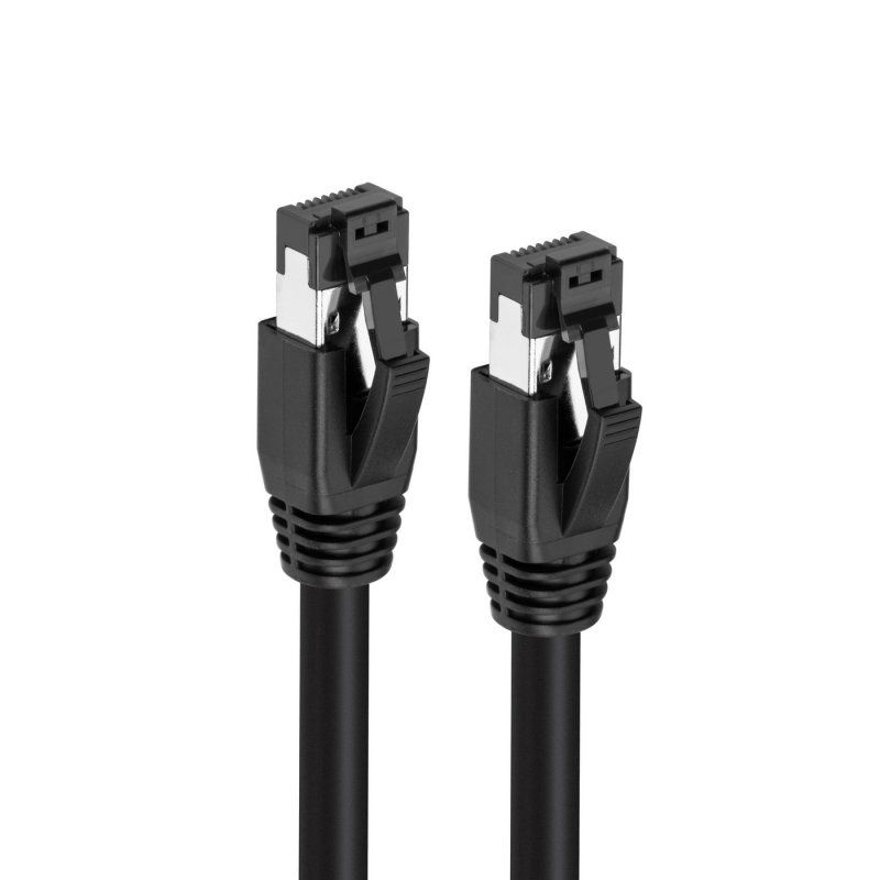 CAT8.1 S/FTP 7,5m Black LSZH
