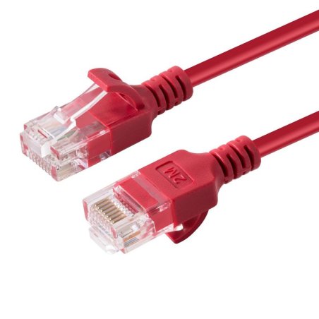 U/UTP CAT6A Slim 2M Red