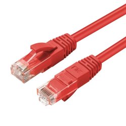 CAT6A UTP 1m Red LSZH