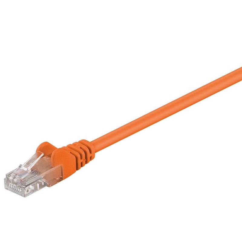 Microconnect B-UTP50025O câble de réseau Orange 0,25 m Cat5e U/UTP (UTP)