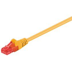 Microconnect B-UTP601Y networking cable Yellow 1 m Cat6 U/UTP (UTP)