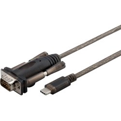 USB - C - Serial DB9 1m M-M