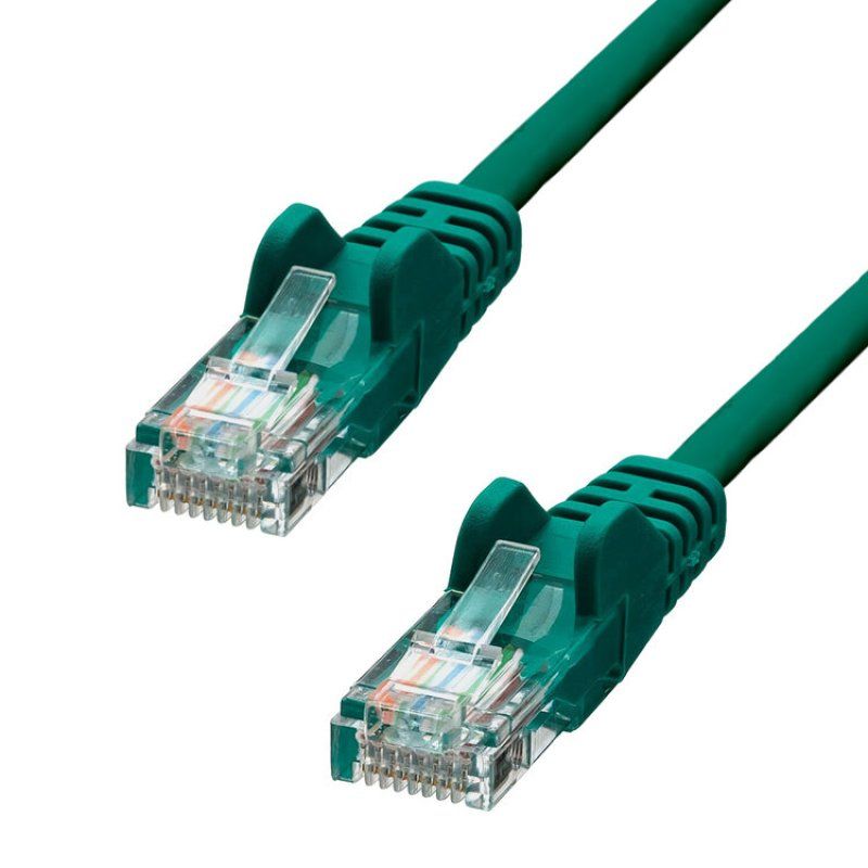 ProXtend CAT5e U/UTP CCA PVC Green 10M