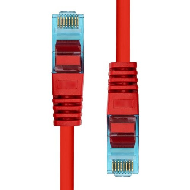 ProXtend CAT6A U/UTP CU LSZH Ethernet Cable Red 1.5M
