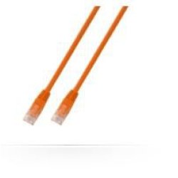 U/UTP CAT5e 0.5M Orange PVC