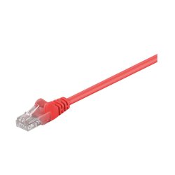 U/UTP CAT5e 0.5M Red PVC