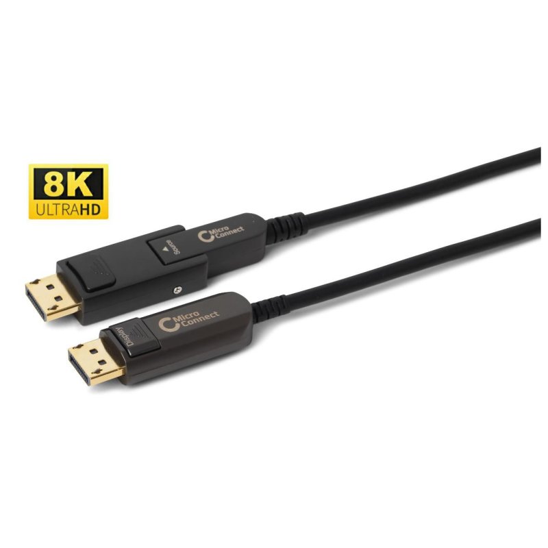 Microconnect DP-MMG-5000MBV1.4OP câble DisplayPort 50 m Noir