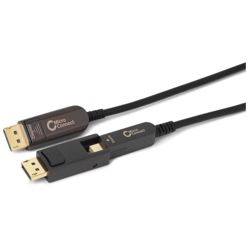 Microconnect DP-MMG-5000MBV1.4OP câble DisplayPort 50 m Noir