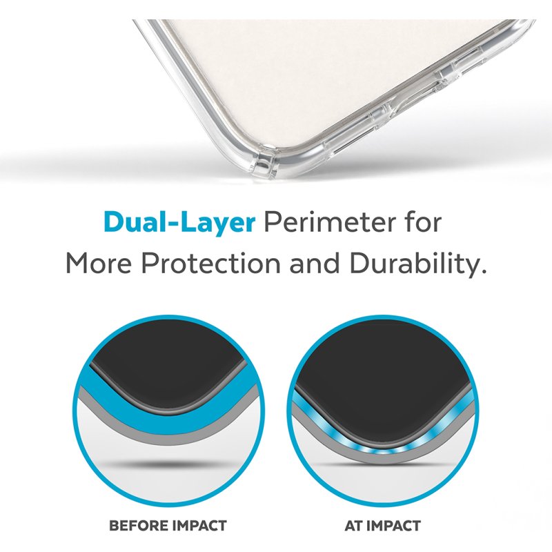 Speck Presidio Perfect Clear coque de protection pour téléphones portables 17 cm (6.7") Housse Transparent