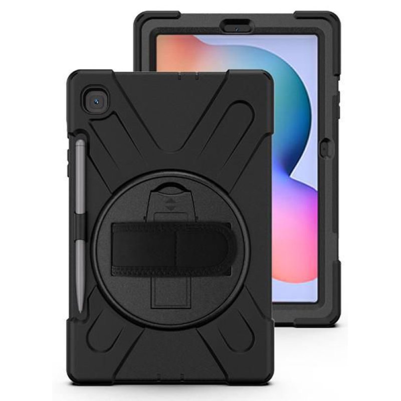 eSTUFF AUSTIN Defender Case for Samsung Galaxy Tab S6 Lite 2022/2020 - Black