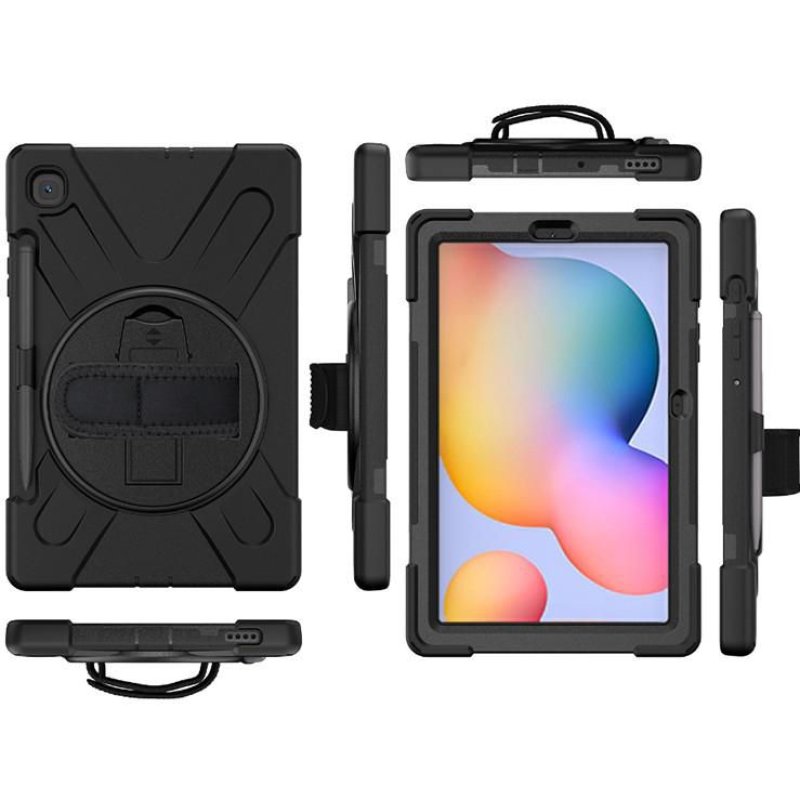 eSTUFF AUSTIN Defender Case for Samsung Galaxy Tab S6 Lite 2022/2020 - Black