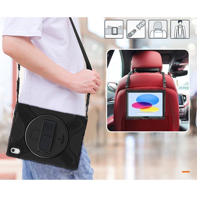 eSTUFF ES683300-BULK tablet case 27.7 cm (10.9") Cover Black