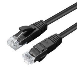 Microconnect UTP5015S câble de réseau Noir 1,5 m Cat5e U/UTP (UTP)