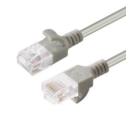 Microconnect V-UTP6A015-SLIM networking cable Grey 1.5 m Cat6a U/UTP (UTP)