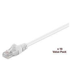 Microconnect V-UTP510WVP networking cable White 10 m Cat5e U/UTP (UTP)