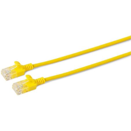U/UTP CAT6 0.15M Yellow Slim,