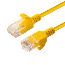 U/UTP CAT6A Slim 1.5M Yellow