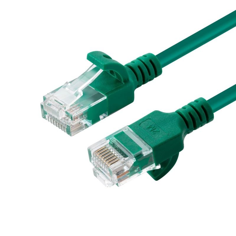 U/UTP CAT6A Slim 1M Green